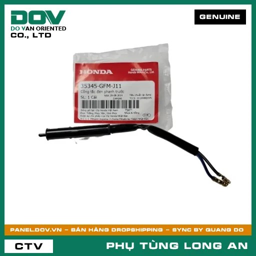 CÔNG TẮC ĐÈN PHANH TRƯỚC HONDA LEAD 125, SH MODE, VISION 110 — 35345GFMJ11