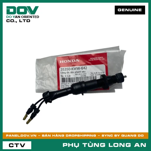 CÔNG TẮC ĐÈN PHANH SAU HONDA BLADE 110, SUPER CUB C125, WAVE ALPHA 110, WAVE RSX 110 — 35350KWW642