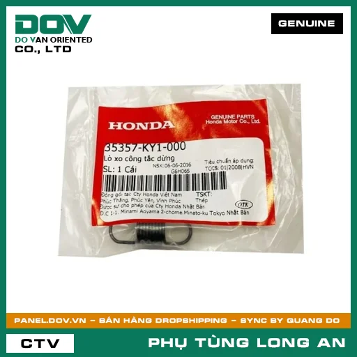 LÒ XO CÔNG TẮC DỪNG HONDA WINNER 150, WINNER R, WINNER X — 35357KY1000