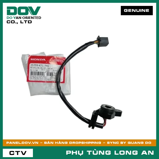 BỘ CÔNG TẮC TIẾP ĐIỂM BÁO SỐ HONDA WAVE ALPHA — 35759KTL741