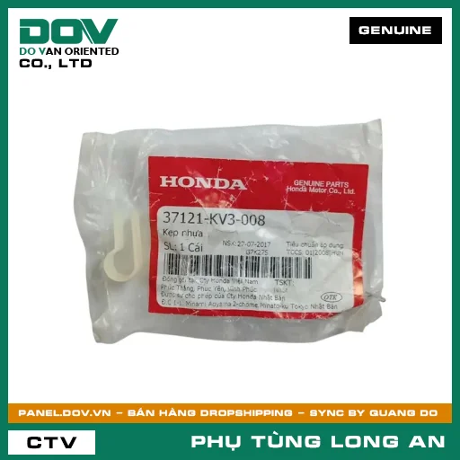 KẸP NHỰA HONDA VISION 110, WAVE RSX 110 — 37121KV3008