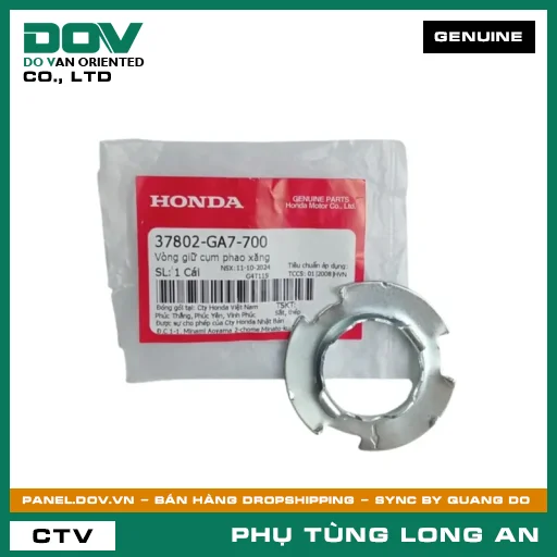 VÒNG GIỮ CỤM PHAO XĂNG HONDA AIR BLADE 110, CLICK 110, FUTURE NEO, SUPER DREAM, WAVE 100, WAVE ALPHA — 37802GA7700