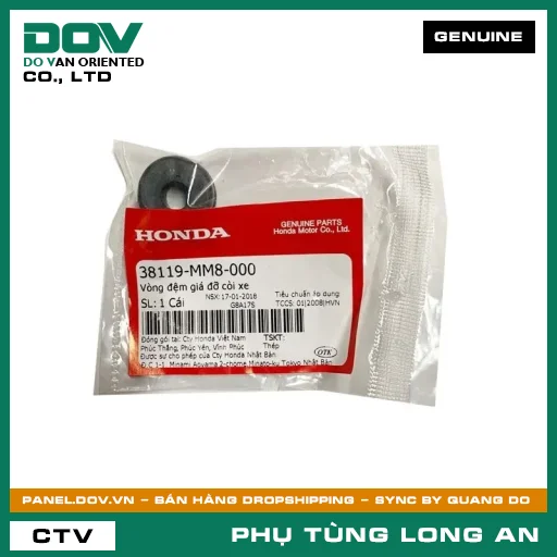 VÒNG ĐỆM GIÁ ĐỠ CÒI XE HONDA AIR BLADE 125, AIR BLADE 125/150, AIR BLADE 125/160, PCX, PCX 125 — 38119MM8000
