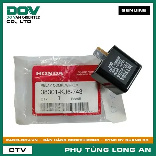 RƠ LE XI NHAN HONDA CB250 NIGHTHAWK, PCX — 38301KJ6743