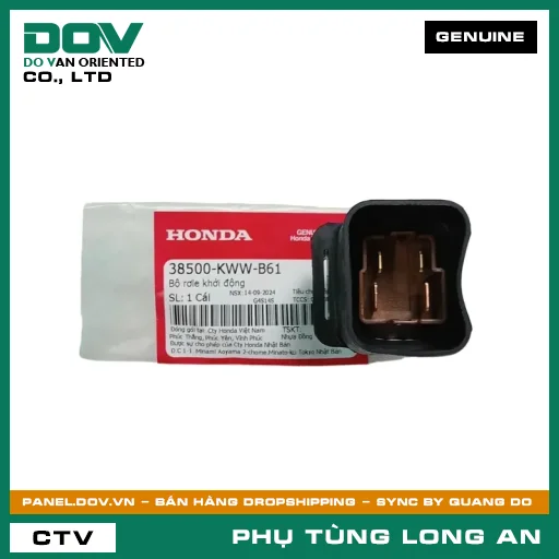 BỘ RƠLE KHỞI ĐỘNG HONDA AIR BLADE 110, BLADE 110, DREAM 110, FUTURE 125, WAVE RSX 110 — 38500KWWB61