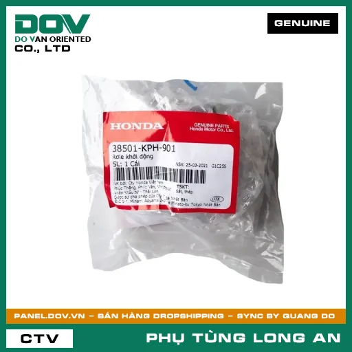 RƠLE KHỞI ĐỘNG HONDA FUTURE NEO, WAVE 100, WAVE ALPHA — 38501KPH901