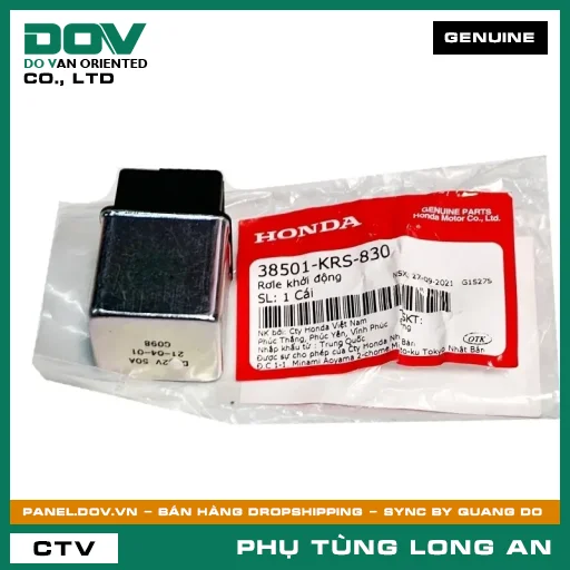 RƠLE KHỞI ĐỘNG HONDA — 38501KRS830