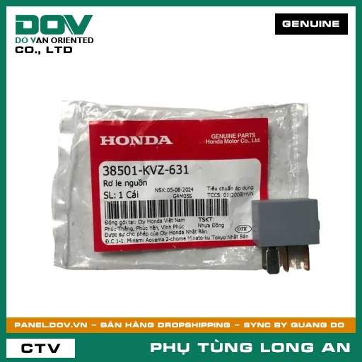 RƠ LE NGUỒN HONDA AIR BLADE 110, AIR BLADE 125, AIR BLADE 125/150, AIR BLADE 125/160, CB150R, CB300R, CBR150R, FUTURE 125, LEAD 125, PCX, PCX 125, PCX 125/150, PCX 160, REBEL 1100, REBEL 300, REBEL 500, SH 125/150, SH 350, SH MODE, VARIO 160, VISION 110, WINNER 150, WINNER X — 38501KVZ631