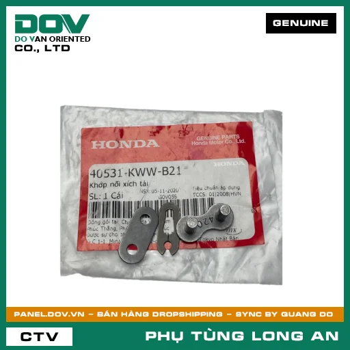 KHỚP NỐI XÍCH TẢI HONDA BLADE 110, DREAM 110, FUTURE 125, WAVE ALPHA 110, WAVE RSX 110 — 40531KWWB21