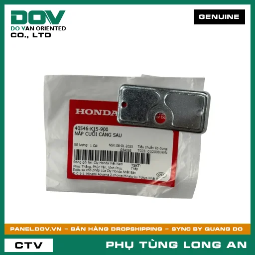 NẮP CUỐI CÀNG SAU HONDA WINNER 150 — 40546K15900