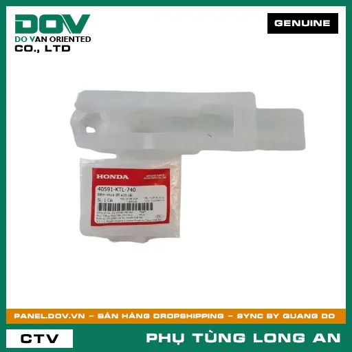 ĐỆM NHỰA ĐỠ XÍCH TẢI HONDA WAVE 100 — 40591KTL740