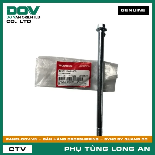 TRỤC BÁNH XE SAU HONDA WAVE RSX 110 — 42301KWB600