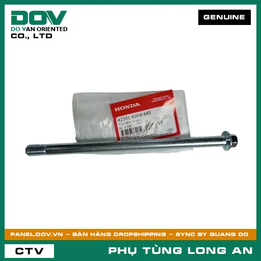 TRỤC BÁNH XE SAU HONDA BLADE 110, DREAM 110, WAVE ALPHA 110, WAVE RSX 110 — 42301KWW640