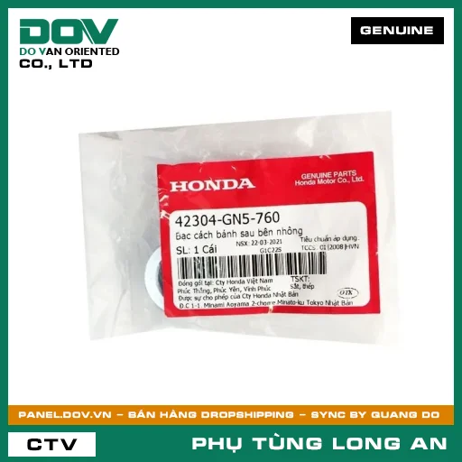 BẠC CÁCH BÁNH SAU BÊN NHÔNG HONDA SUPER DREAM — 42304GN5760