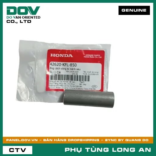 ỐNG CÁCH VÒNG BI BÁNH SAU HONDA BLADE 110, DREAM 110, FUTURE 125, FUTURE NEO, SUPER CUB C125, WAVE 100, WAVE ALPHA, WAVE ALPHA 110, WAVE RSX 110 — 42620KFL850