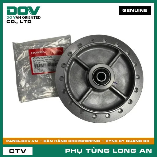 CỤM ĐÙM MOAY Ơ SAU *NH364M* HONDA BLADE 110, WAVE ALPHA 110, WAVE RSX 110 — 42635K03H00ZA