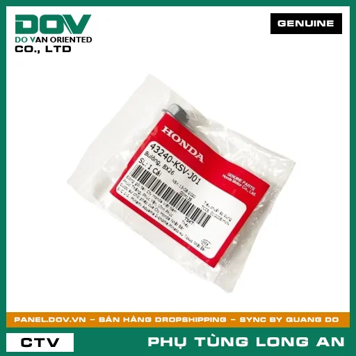 BULÔNG, 8X26 HONDA ADV350, PCX 160, SH 125/150, SH 125/160, SH 350, VARIO 160 — 43240KSVJ01