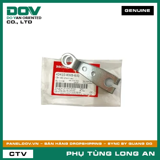 CẦN KÉO PHANH SAU HONDA BLADE 110, DREAM 110, FUTURE 125, WAVE 100, WAVE ALPHA 110, WAVE RSX 110 — 43410KWB600