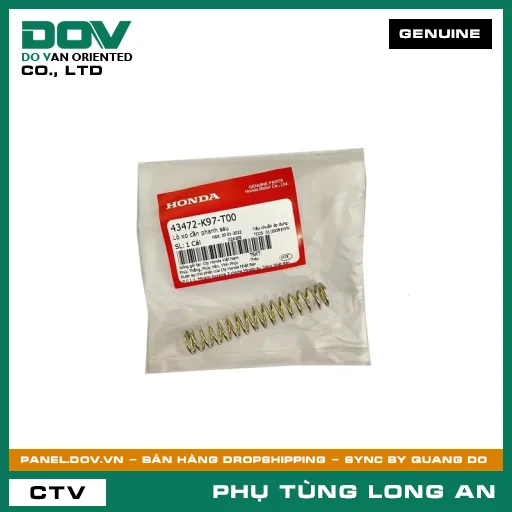 LÒ XO CẦN PHANH SAU HONDA AIR BLADE 125/160, PCX, PCX 125/150, SH MODE, VARIO 160 — 43472K97T00