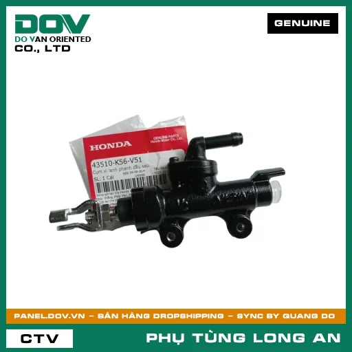 CỤM XI LANH PHANH NHỚT SAU HONDA WINNER R, WINNER X — 43510K56V51