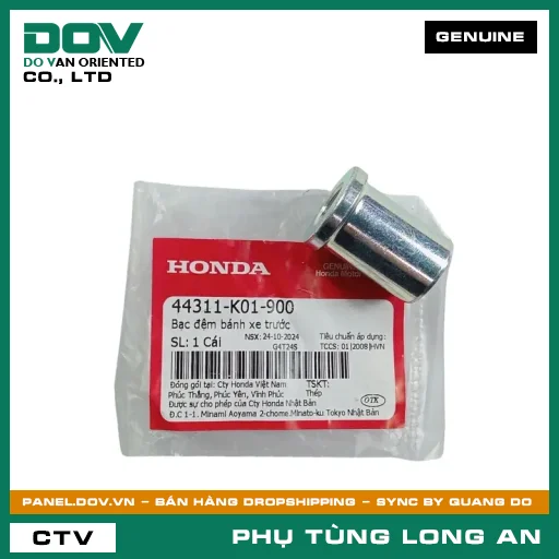 BẠC ĐỆM BÁNH XE TRƯỚC HONDA SH 125/150, SH 125/160 — 44311K01900