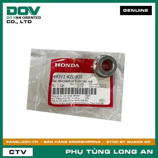 BẠC ĐỆM BÁNH XE TRƯỚC BÊN TRÁI HONDA VISION 110 — 44311KZL930