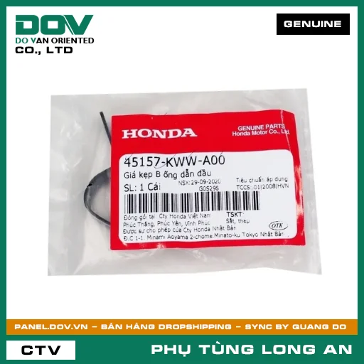 GIÁ KẸP B ỐNG DẪN NHỚT HONDA BLADE 110, FUTURE 125, WAVE RSX 110 — 45157KWWA00