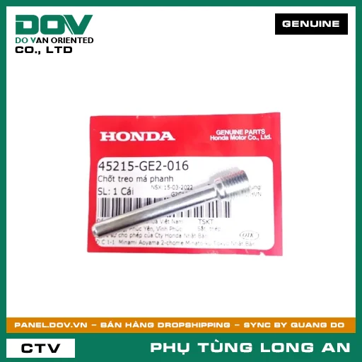 CHỐT TREO BỐ THẮNG HONDA WAVE ALPHA — 45215GE2016