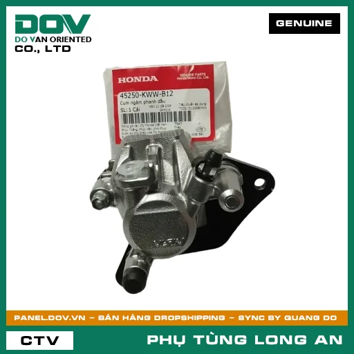 CỤM NGÀM PHANH NHỚT HONDA BLADE 110, FUTURE 125, WAVE RSX 110, WINNER X — 45250KWWB12