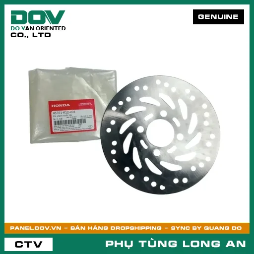 ĐĨA PHANH TRƯỚC TRÁI HONDA LEAD 125 — 45351K12V01
