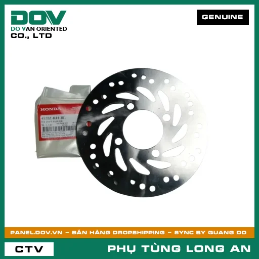 ĐĨA PHANH TRƯỚC TRÁI HONDA VARIO 160, VISION 110 — 45351K44J01