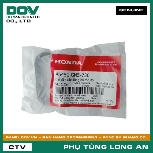 ĐAI DÂY CÁP ĐỒNG HỒ CONTERMET HONDA WAVE ALPHA — 45451GN5730