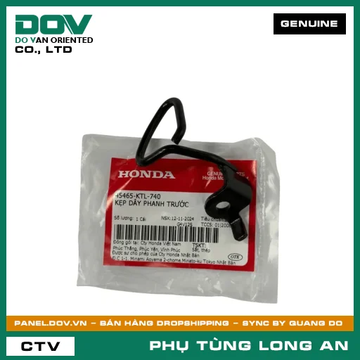 KẸP DÂY PHANH TRƯỚC HONDA WAVE ALPHA — 45465KTL740