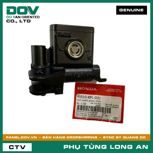CỤM XYLANH PHANH CHÍNH HONDA AIR BLADE 110, CLICK 110, FUTURE NEO, WAVE ALPHA — 45510KFLD31