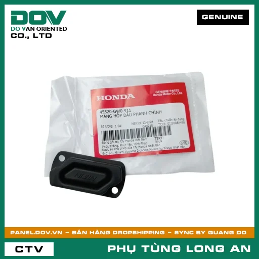 MÀNG HỘP NHỚT PHANH CHÍNH HONDA AIR BLADE 110, AIR BLADE 125, AIR BLADE 125/150, AIR BLADE 125/160, BLADE 110, CB1000R, CB150R, CB300R, CB350 H'NESS, CB500F, CB500X, CB650R, CBR500R, CBR650R, CLICK 110, FUTURE 125, FUTURE NEO, MSX 125, NX500, PCX, VARIO 160, VISION 110, WAVE ALPHA, WAVE RSX 110, WINNER 150, WINNER R, WINNER X — 45520GW0911