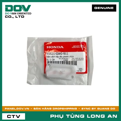 ĐỆM CÁCH XY-LANH PHANH HONDA AIR BLADE 110, AIR BLADE 125, AIR BLADE 125/150, AIR BLADE 125/160, BLADE 110, CB1000R, CB150R, CB300R, CB350 H'NESS, CB500F, CB500X, CB650R, CBR500R, CBR650R, CLICK 110, FUTURE 125, FUTURE NEO, MSX 125, NX500, PCX, VARIO 160, VISION 110, WAVE ALPHA, WAVE RSX 110, WINNER 150, WINNER R, WINNER X — 45521GW0911