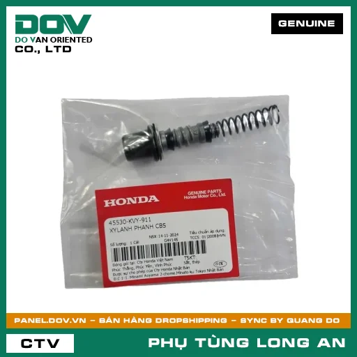 XYLANH PHANH CBS HONDA AIR BLADE 110, AIR BLADE 125, BLADE 110, FUTURE 125, PCX, PCX 125, PCX 125/150, SH MODE, VISION 110, WAVE RSX 110 — 45530KVY911