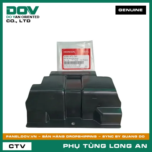 NẮP HỘP ĐỰNG BÌNH ẮCQUY HONDA WAVE 100, WAVE ALPHA — 50381KTL740