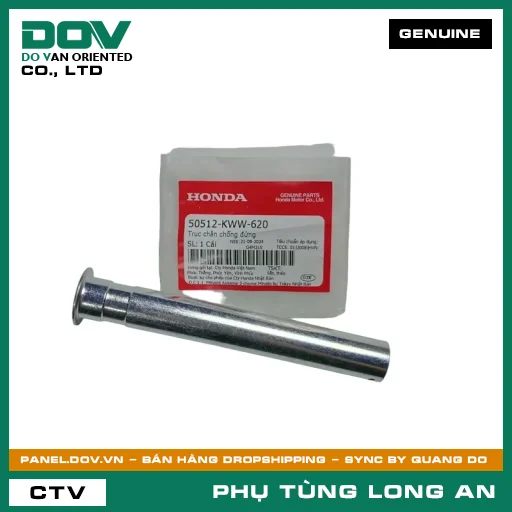 TRỤC CHÂN CHỐNG ĐỨNG HONDA BLADE 110, DREAM 110, FUTURE 125, SUPER CUB C125, WAVE ALPHA 110, WAVE RSX 110 — 50512KWW620