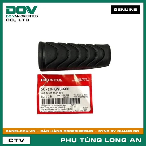 CAO SU ĐỂ CHÂN SAU HONDA BLADE 110, FUTURE 125, VISION 110, WAVE ALPHA 110, WAVE RSX 110 — 50710KWB600