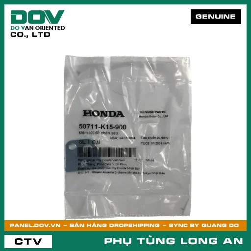ĐỆM LÓT ĐỂ CHÂN SAU HONDA WINNER 150, WINNER R, WINNER X — 50711K15900