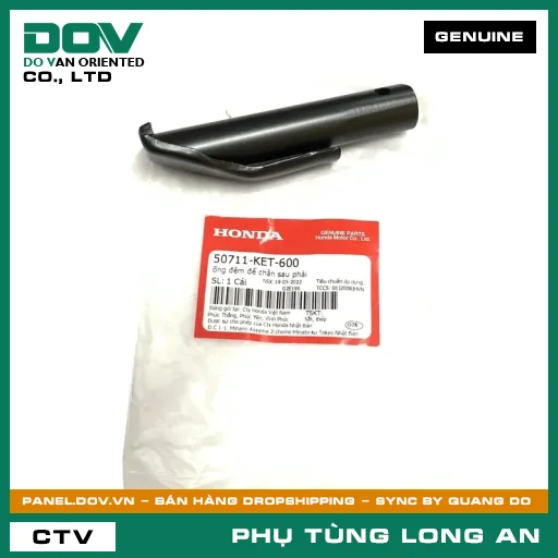 ỐNG ĐỆM ĐỂ CHÂN SAU PHẢI HONDA AIR BLADE 110, CB500X, CLICK 110, NX500 — 50711KET600