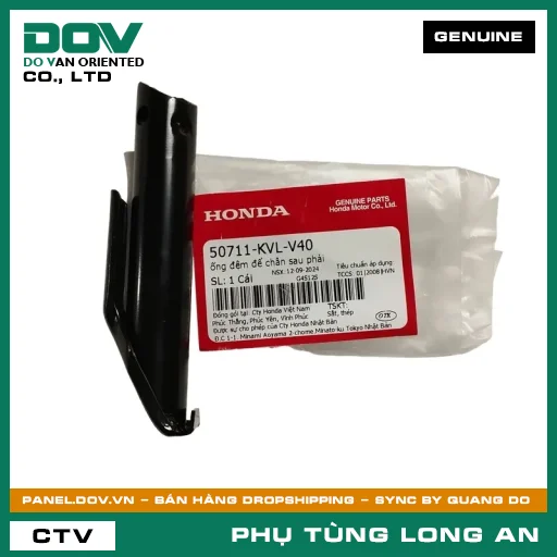 ỐNG ĐỆM ĐỂ CHÂN SAU PHẢI HONDA WAVE 100, WAVE ALPHA — 50711KVLV40