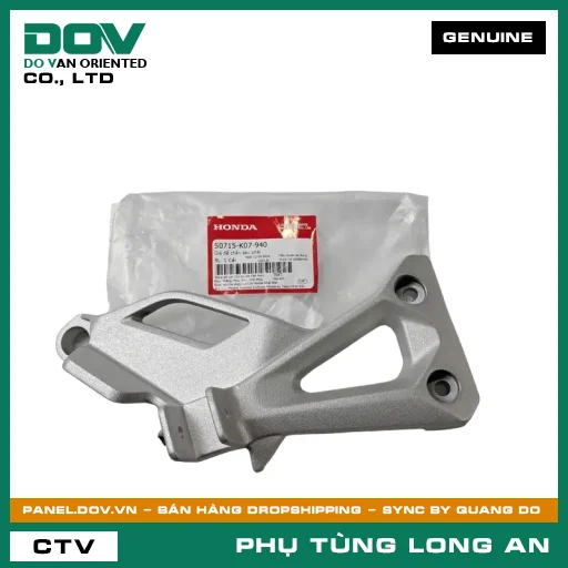 GIÁ ĐỂ CHÂN SAU PHẢI HONDA BLADE 110, WAVE ALPHA 110, WAVE RSX 110 — 50715K07940