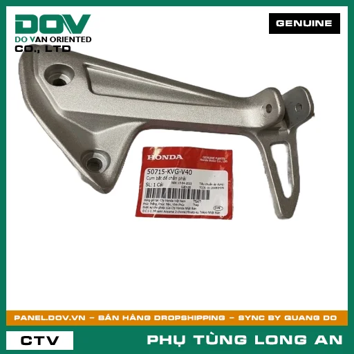 CỤM BẮT ĐỂ CHÂN PHẢI HONDA AIR BLADE 110 — 50715KVGV40