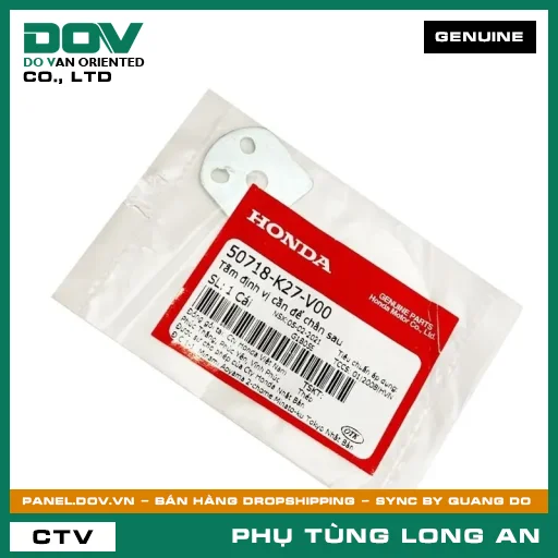 TẤM ĐỊNH VỊ CẦN ĐỂ CHÂN SAU HONDA AIR BLADE 125, AIR BLADE 125/150, AIR BLADE 125/160 — 50718K27V00
