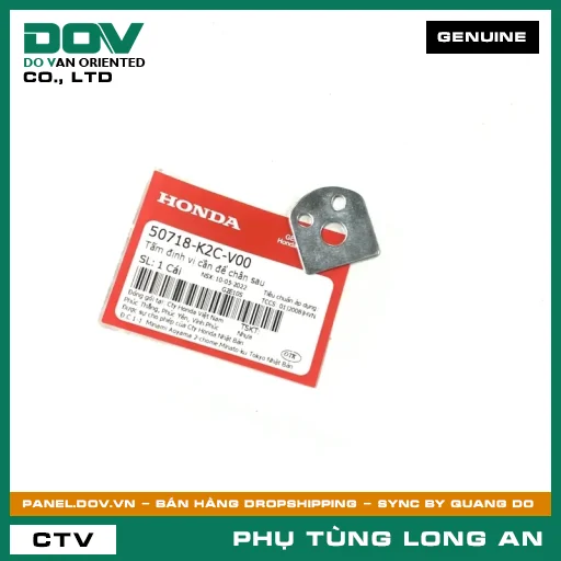 TẤM ĐỊNH VỊ CẦN ĐỂ CHÂN SAU HONDA VISION 110 — 50718K2CV00
