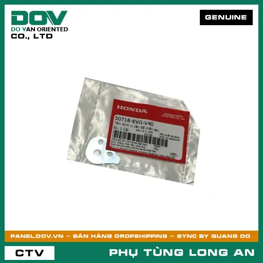 TẤM ĐỊNH VỊ CẦN ĐỂ CHÂN SAU HONDA AIR BLADE 110 — 50718KVGV40
