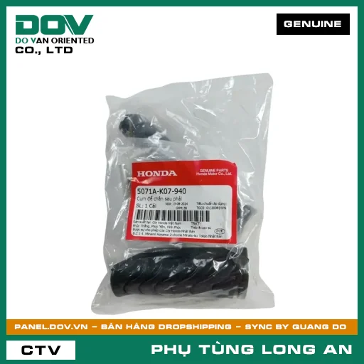 CỤM ĐỂ CHÂN SAU PHẢI HONDA — 5071AK07940
