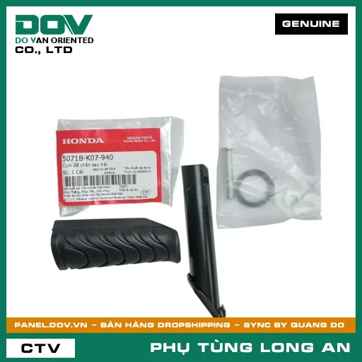 CỤM ĐỂ CHÂN SAU TRÁI HONDA — 5071BK07940